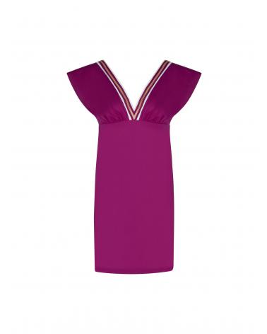 VESTIDO LISE CHARMEL ENERGIE NAUTIQUE ASA1035 TALLAS: s, m, l, xl; COLOR: negro, encre nautique, cassis gold, surf