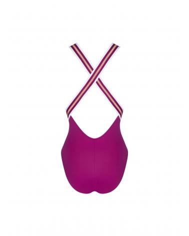 BAÑADOR LISE CHARMEL ENERGIE NAUTIQUE ABA9235 TALLAS: s, m, l, xl; COLOR: negro, encre nautique, cassis gold, surf