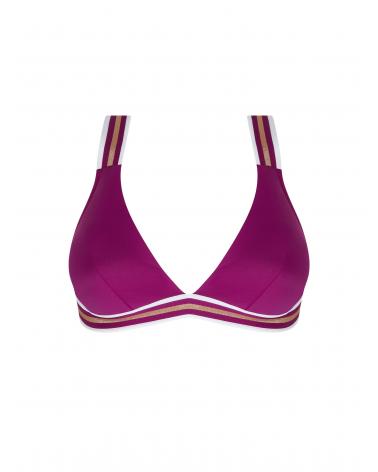 TOP BIKINI LISE CHARMEL ABA2035 ENERGIE NAUTIQUE TALLAS: s, m, l, xl; COLOR: negro, encre nautique, surf nautique