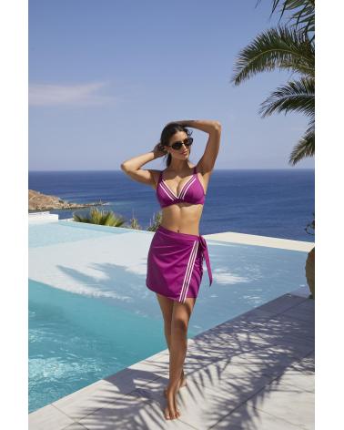TOP TRIANGULO LISE CHARMEL COPA D ENERGIE NAUTIQUE ABA2535 COLOR: negro, encre nautique, surf nautique, casiis gold;