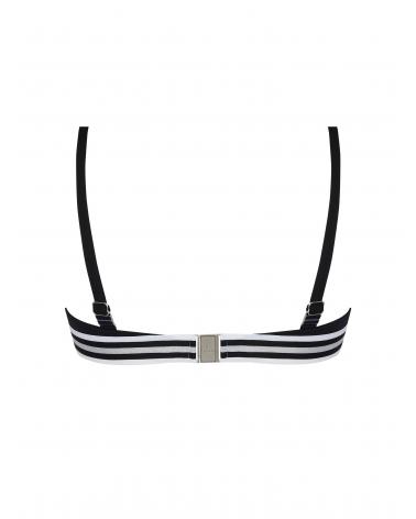 TOP TRIANGULO LISE CHARMEL COPA C ENERGIE NAUTIQUE ABA2535 COLOR: negro, encre nautique, surf nautique, casis gold;