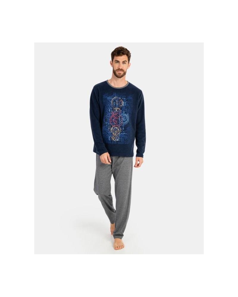 PIJAMA HOMBRE MASSANA P741327 TALLAS: m, l, xl; COLOR: unico Temporada: winter 24 -   - PEPI GUERRA
