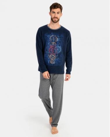 PIJAMA HOMBRE MASSANA P741327 TALLAS: m, l, xl; COLOR: unico Temporada: winter 24 -   - PEPI GUERRA