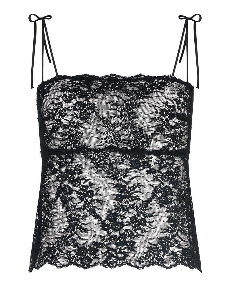 CAMISETA CHANTELLE PULP ENCAJE 22UI5 TALLAS: s, m; COLOR: negro Temporada: ver25 -   - PEPI GUERRA