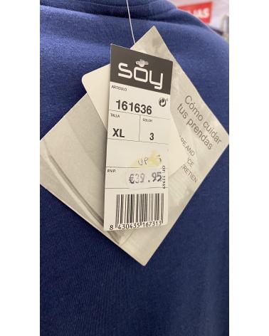 PIJAMA HOMBRE MARCA SOY 161636 TALLAS: m, l, xl; COLOR: azul Temporada: ve16 - Inicio  - PEPI GUERRA