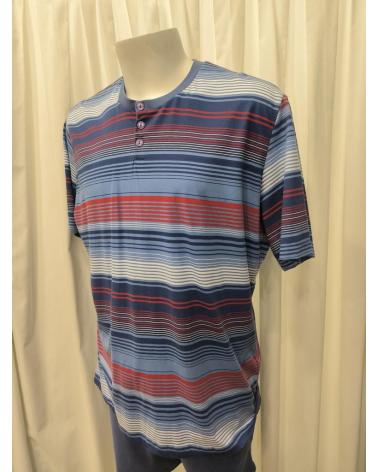 PIJAMA HOMBRE MARCA SOY 181647 TALLAS: l, xl, xxl, 3xl; COLOR: azul Temporada: ver18 - Inicio  - PEPI GUERRA