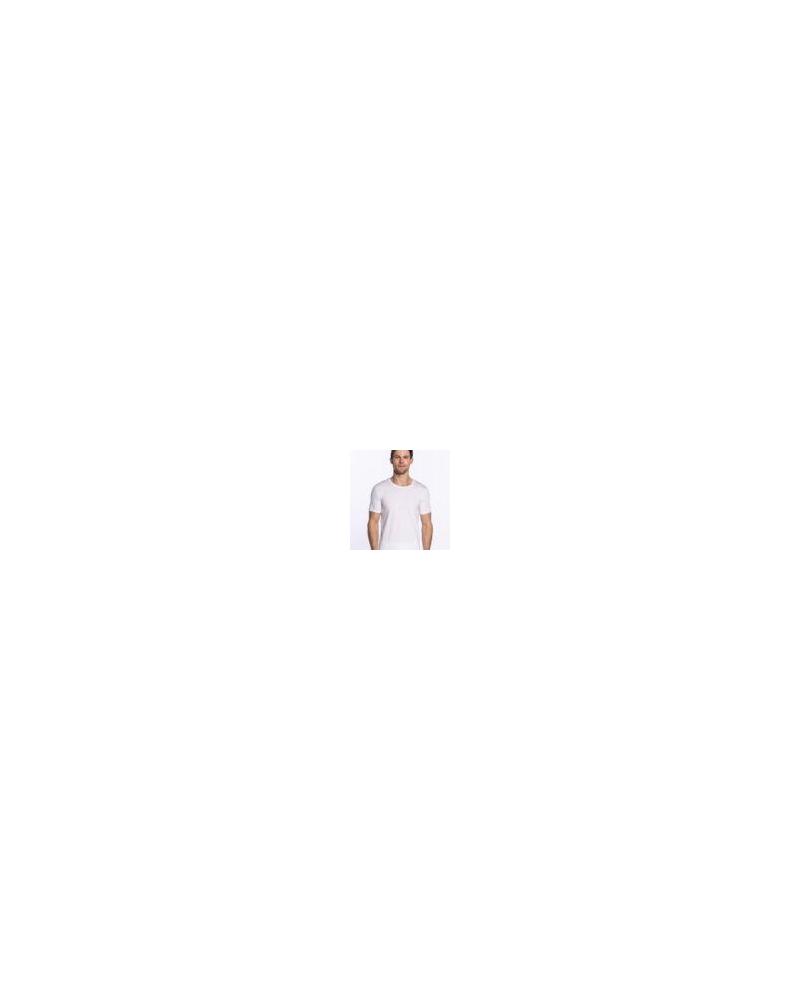 CAMISETA PUNTO BLANCO 35532-20 CUELLO REDONDO ALGODON ORGANI TALLAS: s, m, l, xl, xxl; COLOR: blanco, negro Temporada: