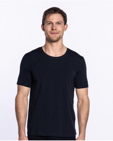 CAMISETA PUNTO BLANCO 35532-20 CUELLO REDONDO ALGODON ORGANI TALLAS: s, m, l, xl, xxl; COLOR: blanco, negro Temporada: