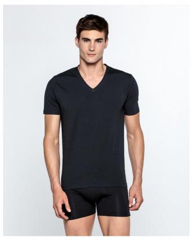 CAMISETA PUNTO BLANCO 35531-20 CUELLO PICO