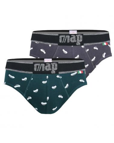 PACK 2 SLIPS SLIP MAP COCHES 2204 TALLAS: m, l, xl, xxl; COLOR: unico Temporada: in23 -   - PEPI GUERRA