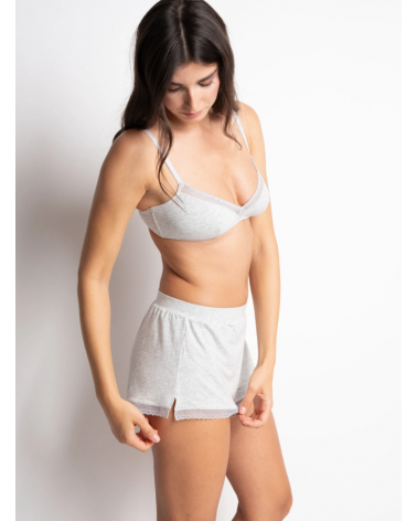 PANTALON PASSIONATA CHARLOTTE T223 COLOR: gris; TALLAS: s, m Temporada: ver25 - Toda la lencería de noche de mujer