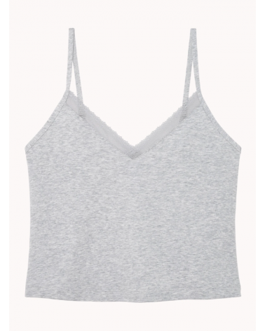 CAMISETA TIRANTE PASSIONATA CHARLOTTE T623 COLOR: gris; TALLAS: s, m Temporada: ver25 - Toda la lencería de noche de
