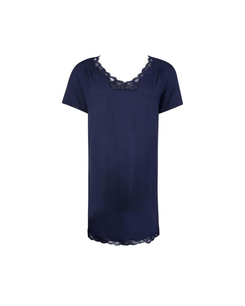 CAMISON MANGA CORTA ANTIGEL FNA1006 TALLAS: l; COLOR: negro, gris chine Temporada: ver25 - Toda la lencería de noche de