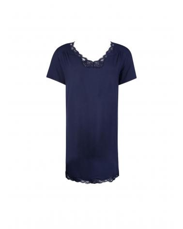 CAMISON MANGA CORTA ANTIGEL FNA1006 TALLAS: l; COLOR: negro, gris chine Temporada: ver25 - Toda la lencería de noche de