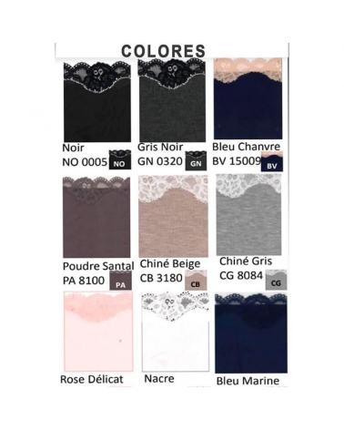 CAMISON MANGA CORTA ANTIGEL FNA1006 TALLAS: l; COLOR: negro, gris chine Temporada: ver25 - Toda la lencería de noche de