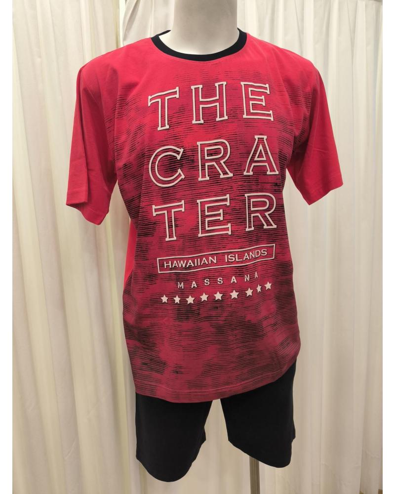 PIJAMA HOMBRE MASSANA p171307 TALLAS: m, l; COLOR: rojo Temporada: ver17 - Hombre Ropa Interior y baño Online  - PEPI