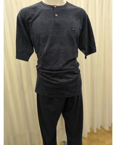 PIJAMA HOMBRE MASSANA MANGA CORTA PANALON LARGO P161366