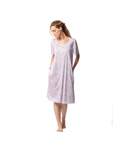 CAMISON EGATEX TRILOBAL 251440 TALLAS: m, l, xl, xxl; COLOR: azul Temporada: ver25 - Toda la lencería de noche de mujer