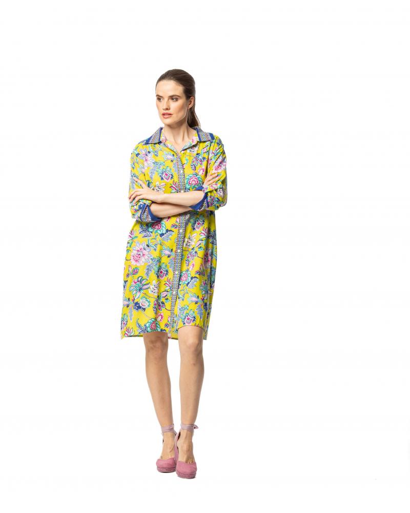 KAFTAN EGATEX FLORES 251501 TALLAS: m, l, xl; COLOR: unico Temporada: ver25 - Ropa de mujer  - PEPI GUERRA
