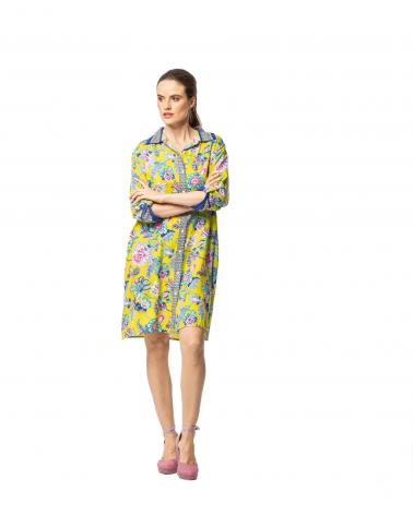 KAFTAN EGATEX FLORES 251501 TALLAS: m, l, xl; COLOR: unico Temporada: ver25 - Ropa de mujer  - PEPI GUERRA