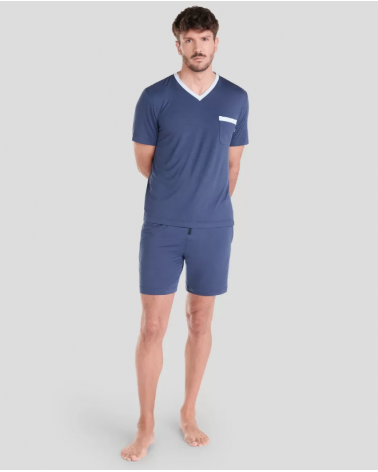 PIJAMA HOMBRE LOHE V255139 TALLAS: m, l, xl, xxl; COLOR: marino Temporada: ver25 - Hombre Ropa Interior y baño Online 