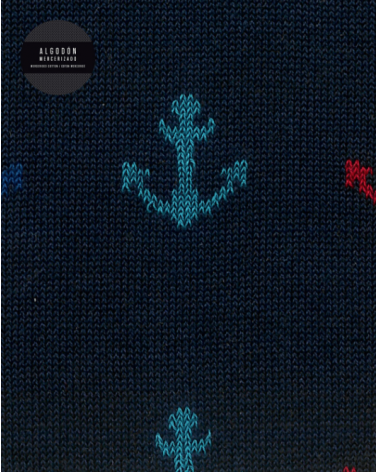 CALCETIN HOMBRE PUNTO BLANCO 73997-10 ANCLAS