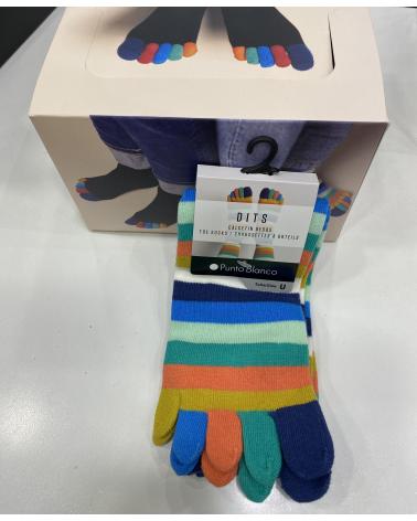 CALCETIN DEDOS DITS PUNTO BLANCO 77085-10