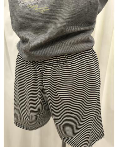 PIJAMA SRA MASSANA P141220 TALLAS: m, l, xl; COLOR: negro Temporada: verano 2014 - Toda la lencería de noche de mujer