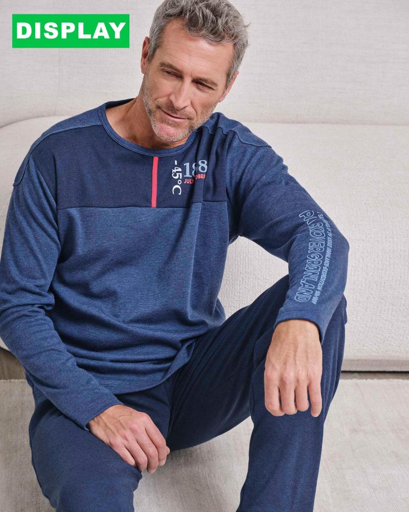 PIJAMA CRO M/L 1888 P751319 TALLAS: l, xl; COLOR: marino Temporada: invierno 25 -   - PEPI GUERRA