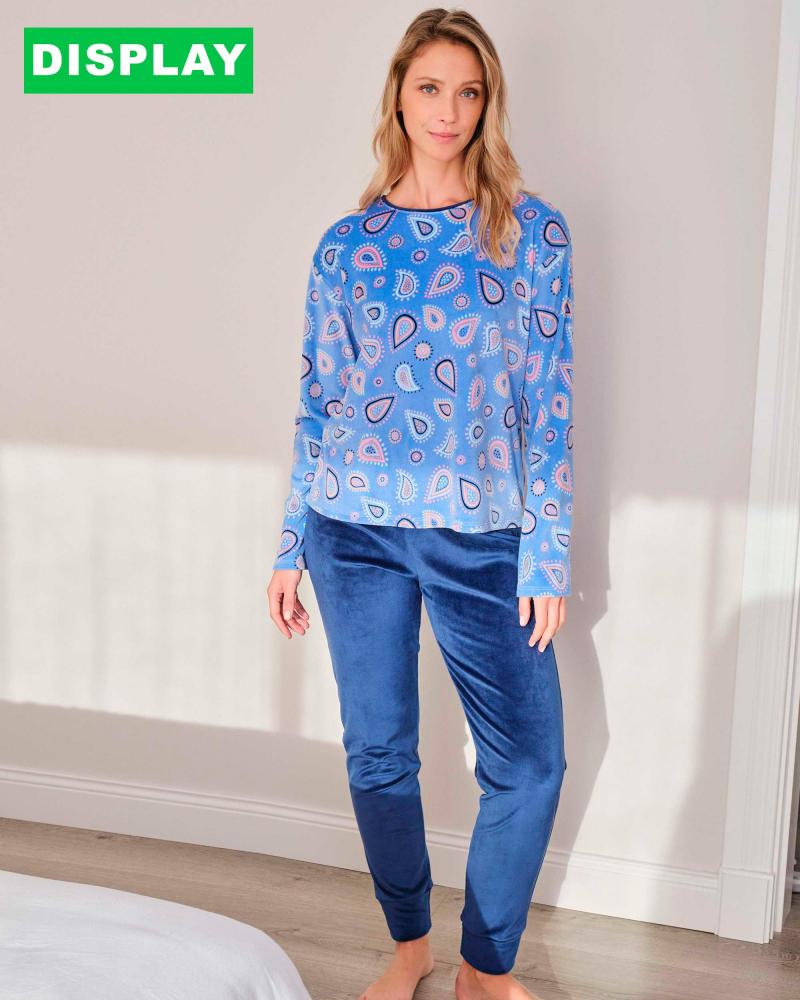 PIJAMA SRA M/L ESTAMPADO CACHEMIRE P751215