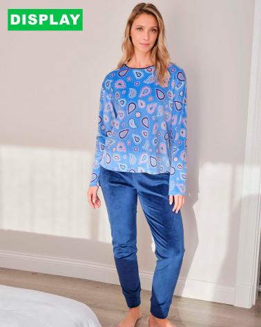 PIJAMA SRA M/L ESTAMPADO CACHEMIRE P751215