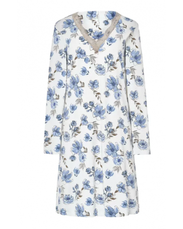 CAMISON LOHE FLORES PUNTILLA Y251294 TALLAS: s, m, l, xl; COLOR: unico Temporada: invierno 25 - Toda la lencería de