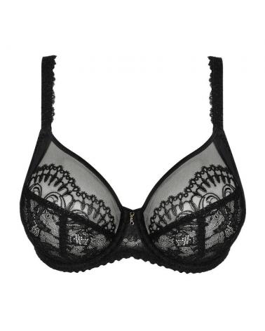 SUJETADOR PRIMA DONNA SHIMLA COPA E 0163580 COLOR: negro; TALLAS: 90, 95, 100, 85, 105, 115, 110, 120, 80 Temporada: