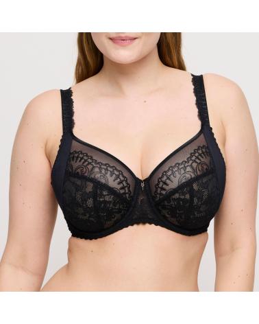 SUJETADOR PRIMA DONNA SHIMLA COPA E 0163580 COLOR: negro; TALLAS: 90, 95, 100, 85, 105, 115, 110, 120, 80 Temporada: