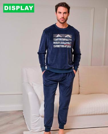 PIJAMA HOMBRE MASSANA P751322 TALLAS: m, l, xl; COLOR: unico Temporada: invierno 25 - Hombre Ropa Interior y baño