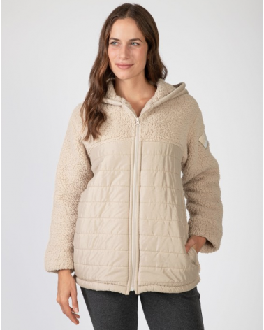 CHAQUETA HOME MUJER MASSANA L756270 TALLAS: m, l; COLOR: beige Temporada: invierno 25 - Toda la lencería de noche de