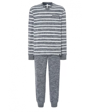 PIJAMA HOMBRE LOHE RAYAS MELANGE Y255148 TALLAS: s, m, l; COLOR: unico Temporada: invierno 25 - Toda la lencería de