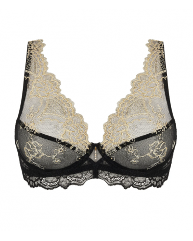 Suj. glamour escote V Lise Charmel ACJ7413 SUBLIME EN OR   -   - PEPI GUERRA