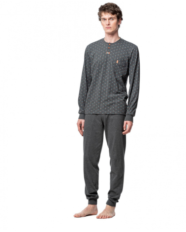 PIJAMA HOMBRE PUNTO SOY 252632 TALLAS: l, xl, xxl, 3xl; COLOR: unico Temporada: invierno 25 - Hombre Ropa Interior y