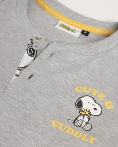 PIJAMA NIÑA PEANUTS SNOOPY 62458-0 TALLAS: 12, 14, 16; COLOR: unico Temporada: invierno 25 - Lencería Mujer Online  -