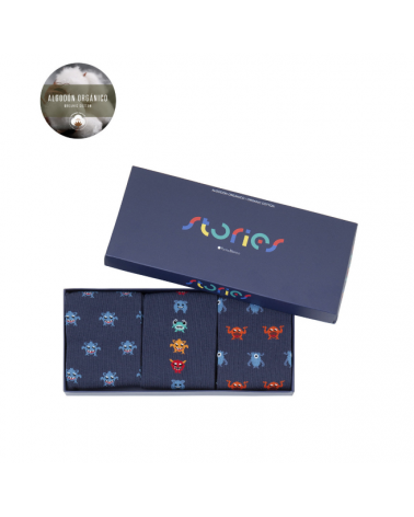 PACK 3 CALCETINES STORIES 77076-10