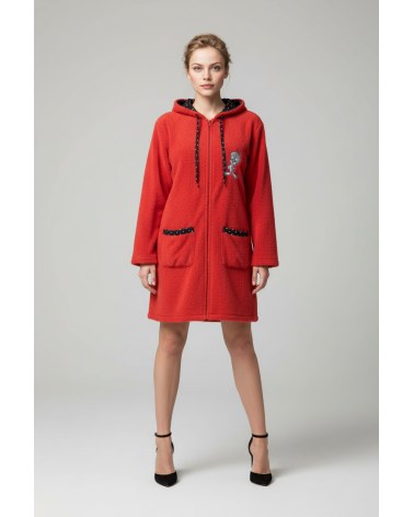BATA MUJER MASSANA PIOLIN W616212 TALLAS: l; COLOR: rojo Temporada: anteriores - Toda la lencería de noche de mujer BATA MUJER MASSANA PIOLIN W616212 TALLAS: l; COLOR: rojo Temporada: anteriores - Toda la lencería de noche de mujer