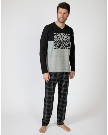PIJAMA HOMBRE PUNTO MILANO P751332 TALLAS: m, l, xl; COLOR: unico Temporada: invierno 25 - Hombre Ropa Interior y baño