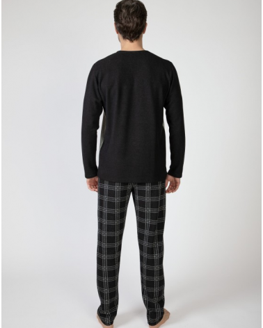 PIJAMA HOMBRE PUNTO MILANO P751332 TALLAS: m, l, xl; COLOR: unico Temporada: invierno 25 - Hombre Ropa Interior y baño