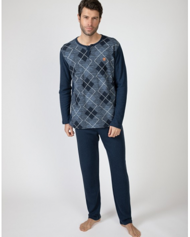 PIJAMA HOMBRE PUNTO MILANO P751331 TALLAS: m, l, xl, xxl; COLOR: unico Temporada: invierno 25 - Hombre Ropa Interior y