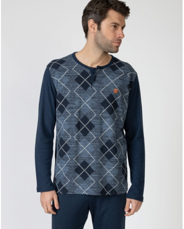 PIJAMA HOMBRE PUNTO MILANO P751331 TALLAS: m, l, xl, xxl; COLOR: unico Temporada: invierno 25 - Hombre Ropa Interior y