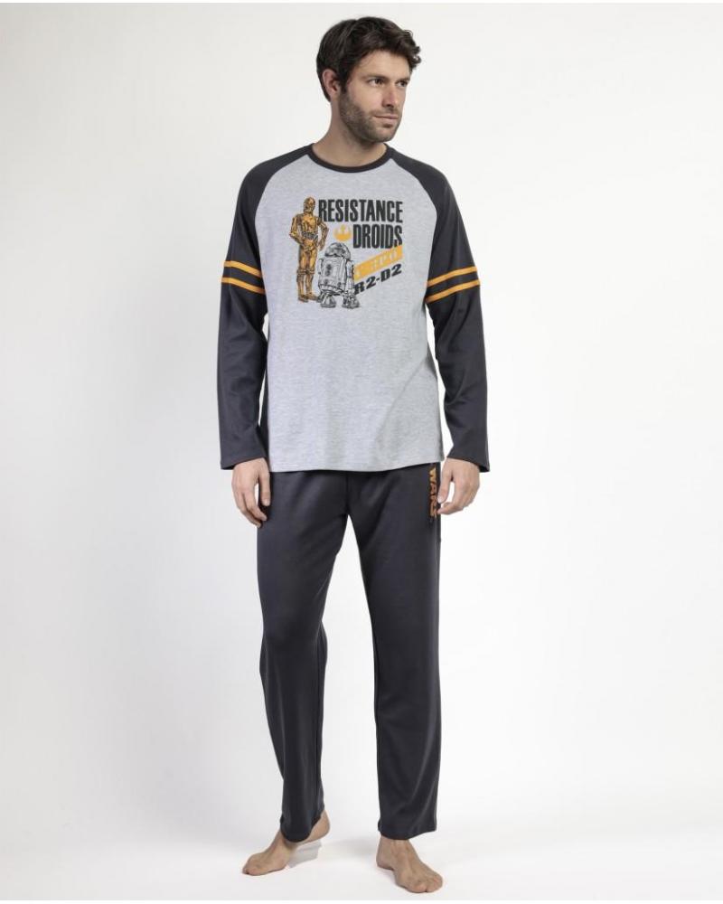 PIJAMA STAR WARS DROIDS 63497 TALLAS: s, m, l, xl, xxl; COLOR: unico Temporada: invierno 25 - Hombre Ropa Interior y