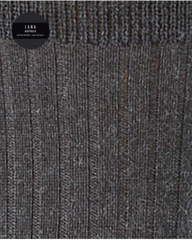 Caja 6 calcetines largos Lana Australia Punto Blanco 13300-10 COLOR: gris, negro, marrón, marino; TALLAS: 11, 10 ½, 11