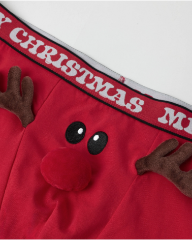 BOXER NAVIDAD ADMAS TALLAS: s, m, l, xl; COLOR: rojo Temporada: invierno 25 - Hombre Ropa Interior y baño Online  -