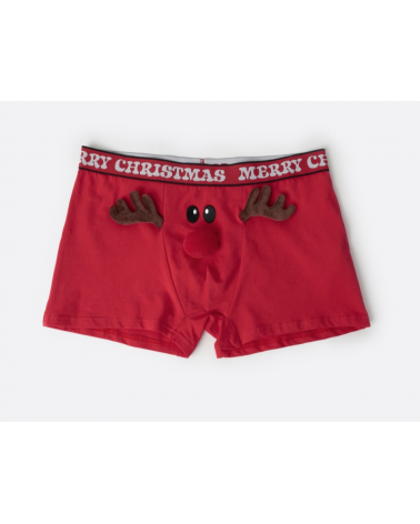 BOXER NAVIDAD ADMAS TALLAS: s, m, l, xl; COLOR: rojo Temporada: invierno 25 - Hombre Ropa Interior y baño Online  -